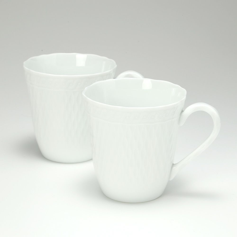 ノリタケ シェール ブラン 1655L／P94855 マグカップ ペアセット（小）