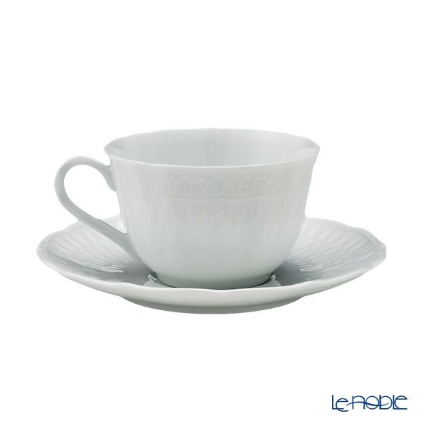 ノリタケ シェール ブラン ティー・コーヒー碗皿 1655L／T94887