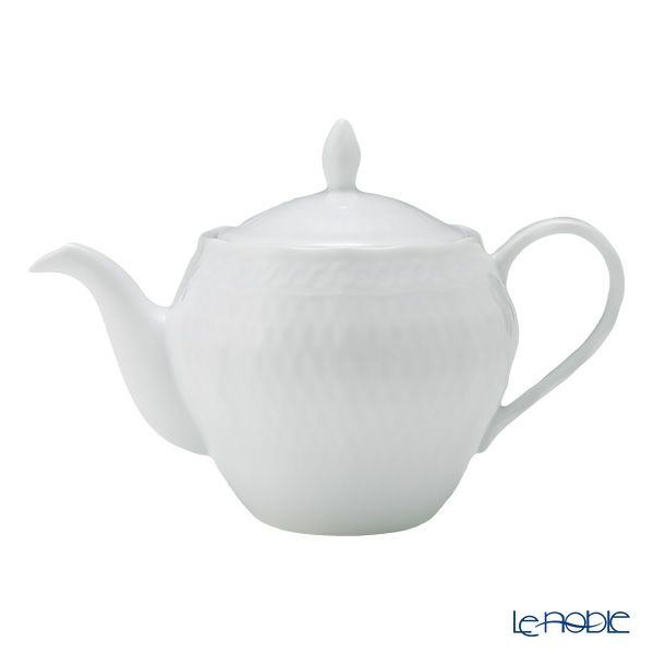 ノリタケ シェール ブラン 1655L／T94823 ティーポット（小）（茶こし付）