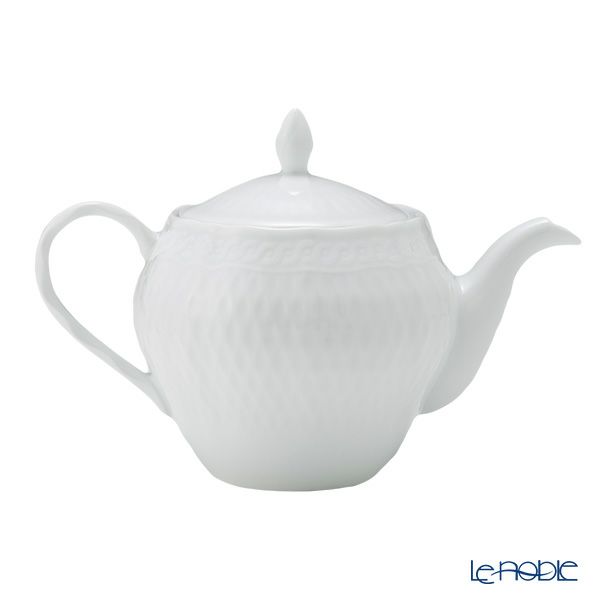 ノリタケ シェール ブラン 1655L／T94823 ティーポット（小）（茶こし付）