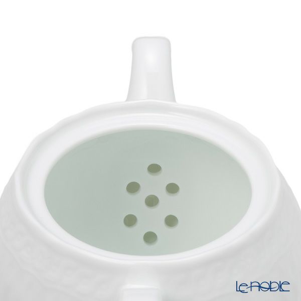 ノリタケ シェール ブラン 1655L／T94823 ティーポット（小）（茶こし付）