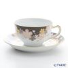 大倉陶園 友禅桜 ティー・コーヒー碗皿（カップ＆ソーサー） 1C／A682-2