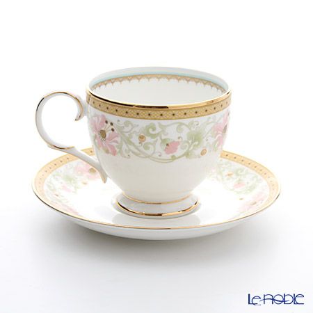 ノリタケ ブルーミング スプレンダー T50788A／4892 ティー・コーヒー碗皿