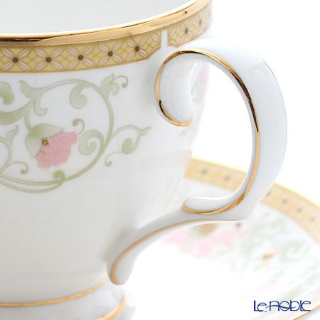 ノリタケ ブルーミング スプレンダー T50788A／4892 ティー・コーヒー碗皿