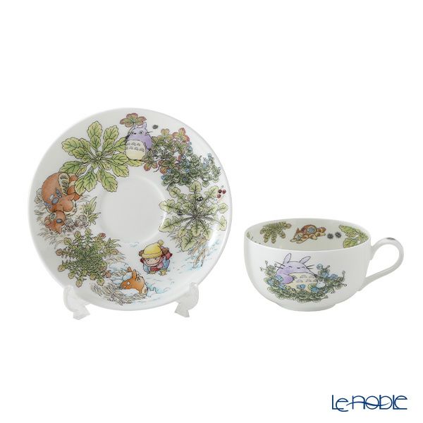 ノリタケ となりのトトロ ミルクティーカップ＆ソーサー オオイヌノフグリ 4660-1J／T97285A