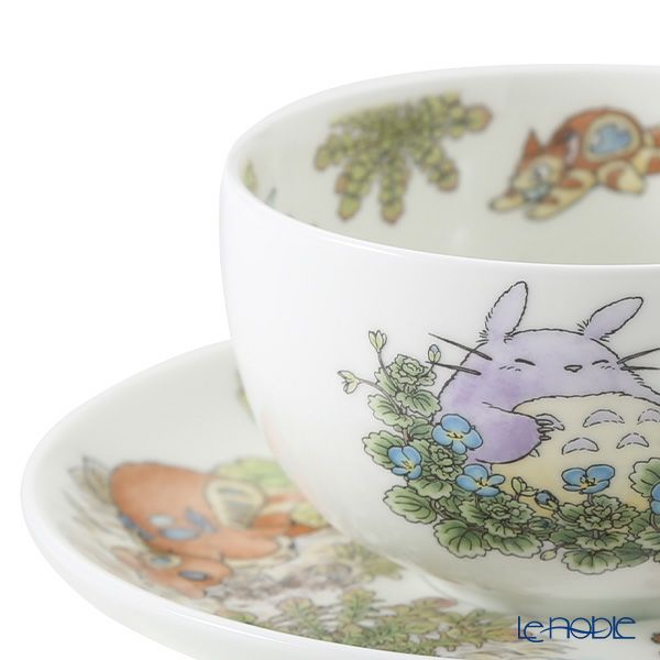 ノリタケ となりのトトロ ミルクティーカップ＆ソーサー オオイヌノフグリ 4660-1J／T97285A