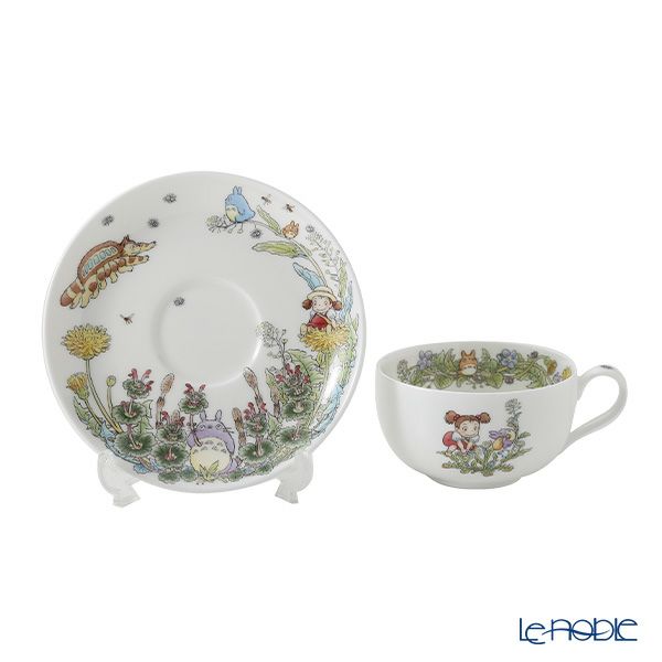 ノリタケ となりのトトロ ミルクティーカップ＆ソーサー たんぽぽ 4660-2J／T97285A