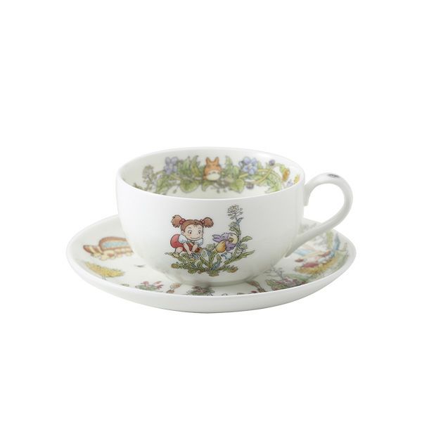 ノリタケ となりのトトロ ミルクティーカップ＆ソーサー たんぽぽ 4660-2J／T97285A