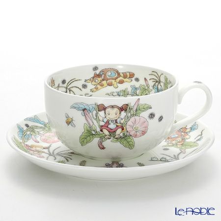 ノリタケ となりのトトロ 4660-4J／T97285A ミルクティーカップ＆ソーサー ひるがお