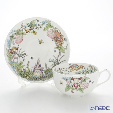 ノリタケ となりのトトロ 4660-4J／T97285A ミルクティーカップ＆ソーサー ひるがお