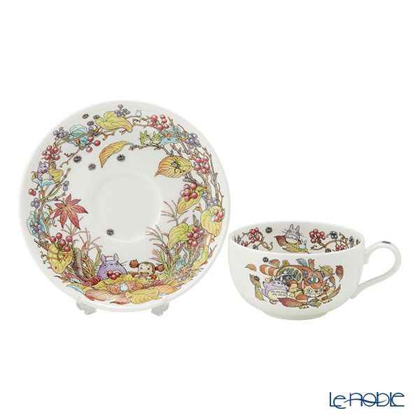 ノリタケ となりのトトロ ミルクティーカップ＆ソーサー さるとりいばら 4660-6J／T97285A