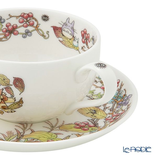 ノリタケ となりのトトロ ミルクティーカップ＆ソーサー さるとりいばら 4660-6J／T97285A