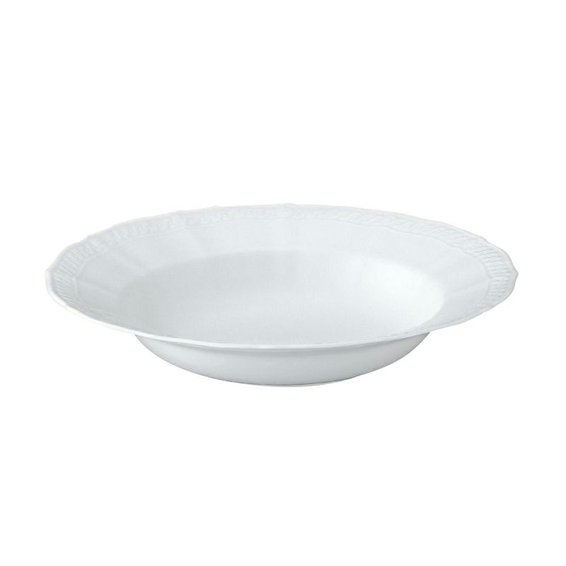 ノリタケ シェール ブラン ディーププレート 24cm 1655L／94898