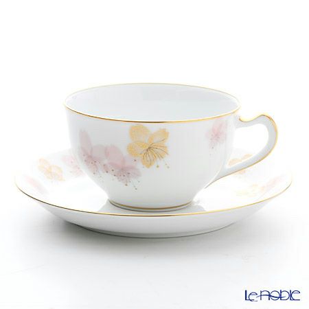 大倉陶園 初御代桜 碗皿 1C／A682-3