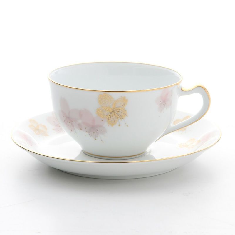 大倉陶園 初御代桜 碗皿 1C／A682-3