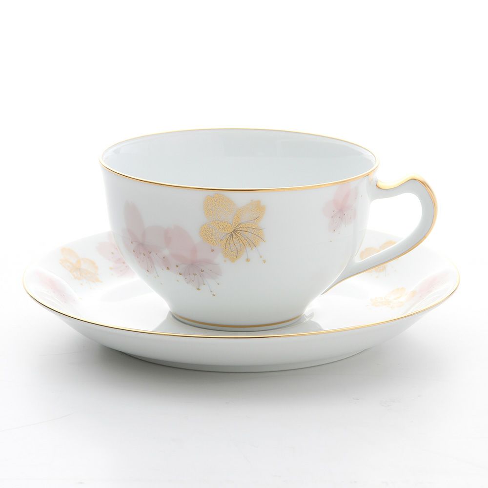 大倉陶園 初御代桜 碗皿 1C／A682-3