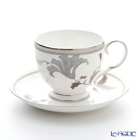 ノリタケ アイラプラチナ T50788A／4897 ティー・コーヒー碗皿