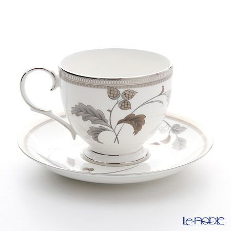 ノリタケ アイラプラチナ T50788A／4897 ティー・コーヒー碗皿