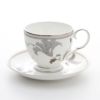 ノリタケ アイラプラチナ T50788A／4897 ティー・コーヒー碗皿