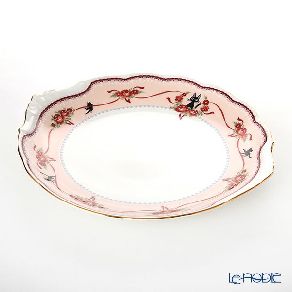 ノリタケ 魔女の宅急便 H-612L／MJ58119 28cmパーティープレート（ピンク）