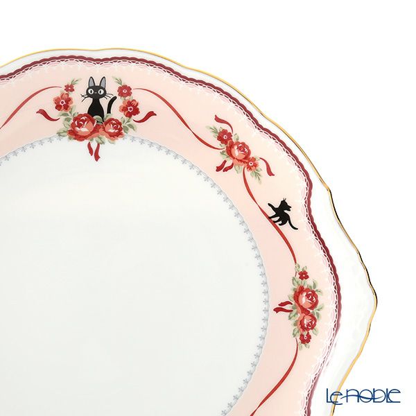 ノリタケ 魔女の宅急便 H-612L／MJ58119 28cmパーティープレート（ピンク）