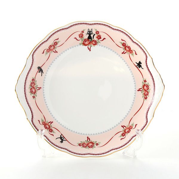 ノリタケ 魔女の宅急便 H-612L／MJ58119 28cmパーティープレート（ピンク）