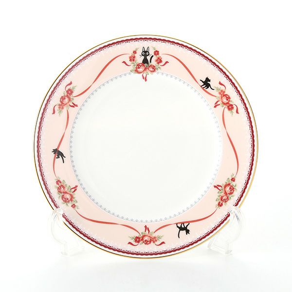 ノリタケ 魔女の宅急便 H-612L／MJ97211 21cmプレート（ピンク）