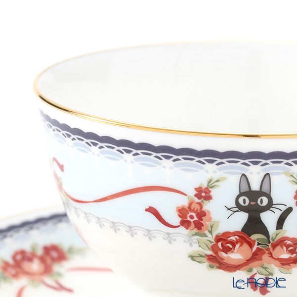 ノリタケ 魔女の宅急便 H-613L／MJ97221 ティー・コーヒー碗皿（ブルー）