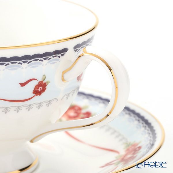 ノリタケ 魔女の宅急便 H-613L／MJ97221 ティー・コーヒー碗皿（ブルー）