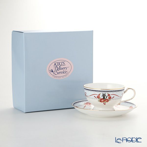 ノリタケ 魔女の宅急便 H-613L／MJ97221 ティー・コーヒー碗皿（ブルー）