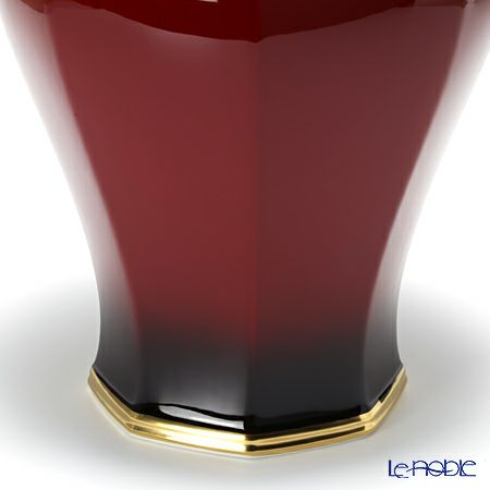 ノリタケ 蓋付辰砂花生 狛犬 T53832／B33