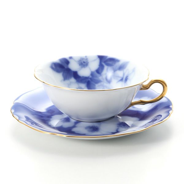 大倉陶園 100周年カウントダウン ローズカップコレクション第1回（2014年） ティーカップ＆ソーサー ロサ・カニナ A783-1／94C