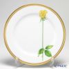 大倉陶園 一本の薔薇の花 黄 サービスプレート 91H／W443-Y