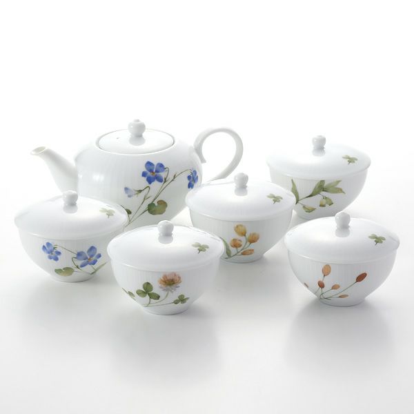 ノリタケ あづまの路 WY1011／1654-15 汲出茶器揃 5客 | ブランド洋食