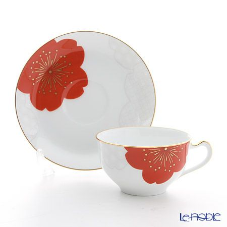 大倉陶園 吉祥桜 碗皿 1C／A682-5