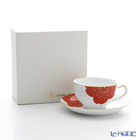 大倉陶園 吉祥桜 碗皿 1C／A682-5