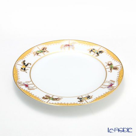 大倉陶園 うまくゆく 回転木馬 20cmデザート皿 1901／3H