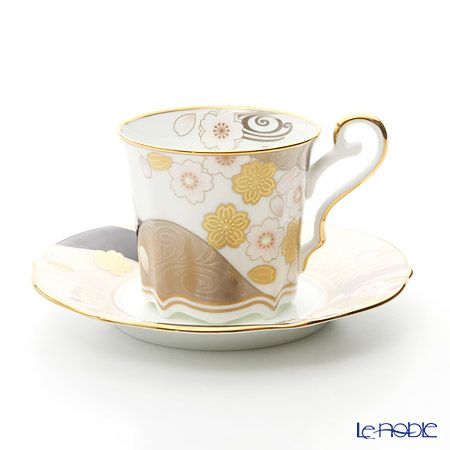 ノリタケ あやみなも T52506／4661 桜金銀彩コーヒー碗皿