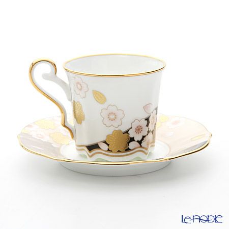 ノリタケ あやみなも T52506／4661 桜金銀彩コーヒー碗皿