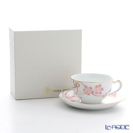 大倉陶園 結桜 碗皿 1C／A682-6