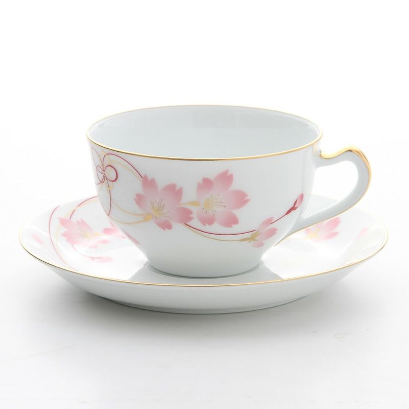 大倉陶園 結桜 碗皿 1C／A682-6