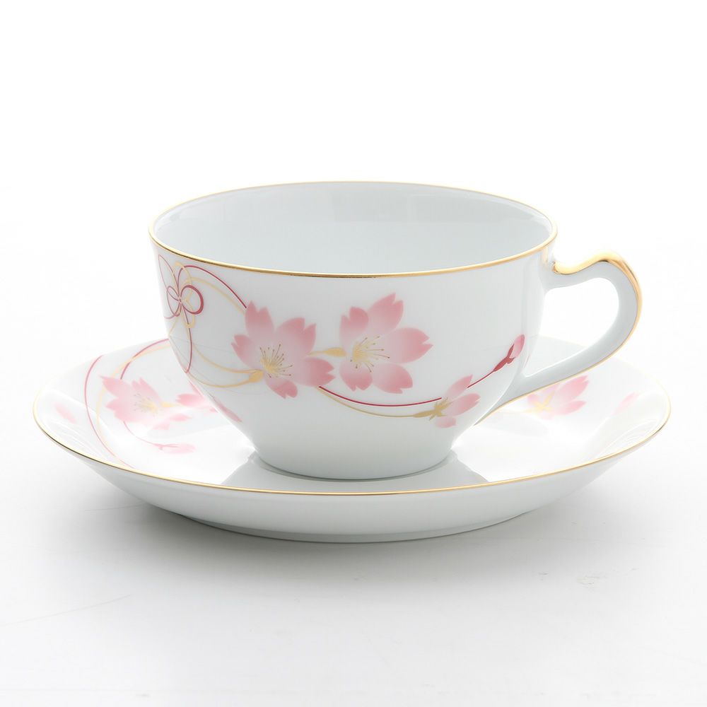 大倉陶園 結桜 碗皿 1C／A682-6