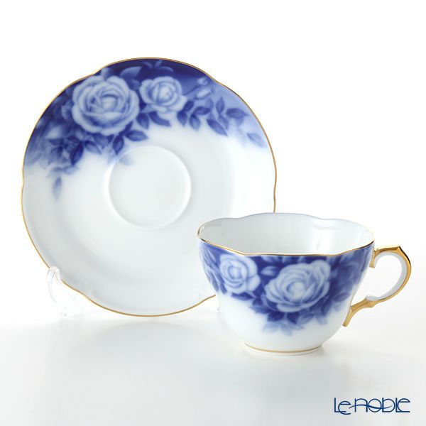 大倉陶園 100周年カウントダウン ローズカップコレクション第3回（2016年） ティー・コーヒー兼用カップ＆ソーサー 庚申薔薇 A783-3／90C