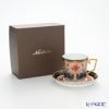 ノリタケ オマージュコレクション H-769J／T2402 コーヒー碗皿（色絵薔薇文）