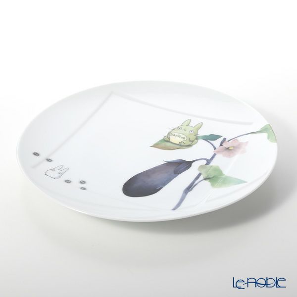 ノリタケ となりのトトロ 野菜シリーズ 1704-1L／VT94530 27cmプレート ナス