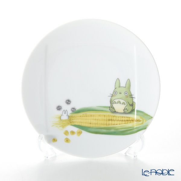 ノリタケ となりのトトロ 野菜シリーズ 1704-3L／VT94531 15.5cmプレート トウモロコシ
