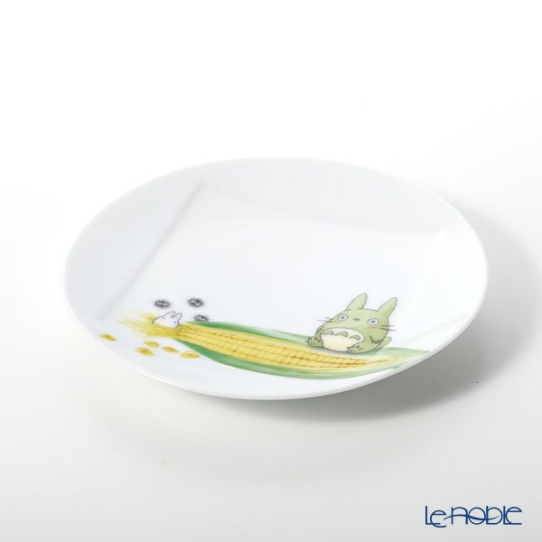 ノリタケ となりのトトロ 野菜シリーズ 1704-3L／VT94531 15.5cmプレート トウモロコシ