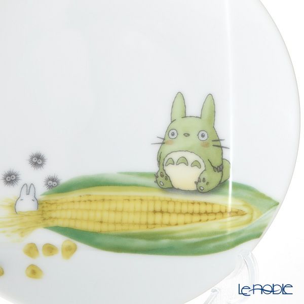 ノリタケ となりのトトロ 野菜シリーズ 1704-3L／VT94531 15.5cmプレート トウモロコシ