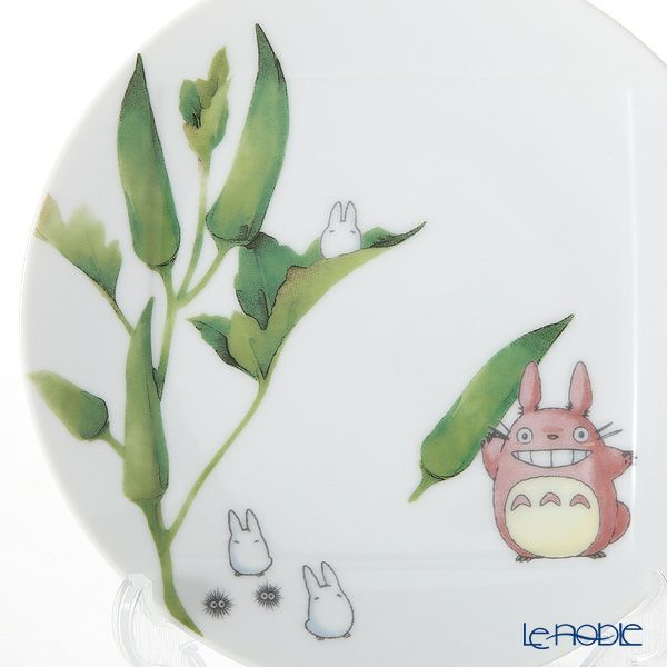 ノリタケ となりのトトロ 野菜シリーズ 1704-3L／VT94531 15.5cmプレート オクラ
