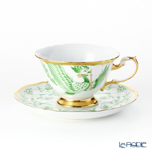 大倉陶園 鳳凰 70CR／E228 碗皿ペアセット